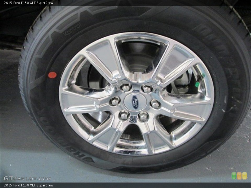 2015 Ford F150 XLT SuperCrew Wheel and Tire Photo #101549803