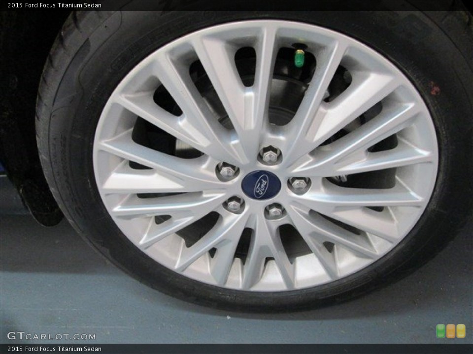 2015 Ford Focus Titanium Sedan Wheel and Tire Photo #101550523