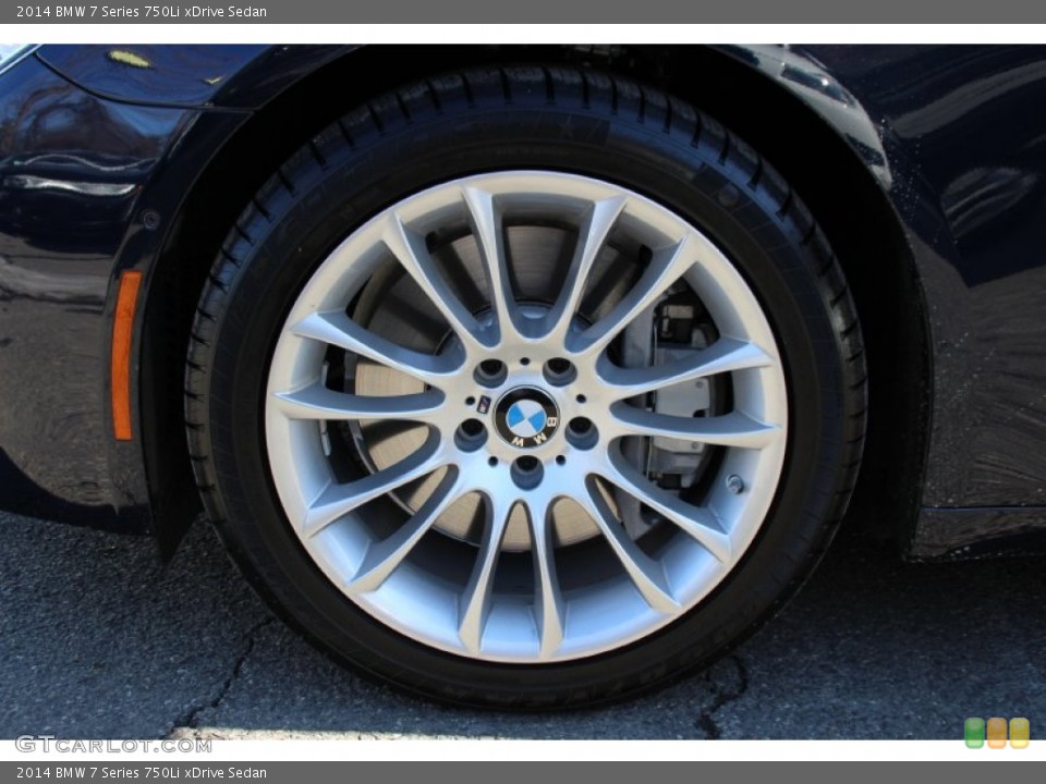 2014 BMW 7 Series 750Li xDrive Sedan Wheel and Tire Photo #101553241