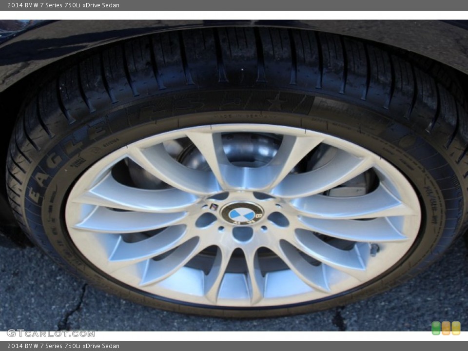 2014 BMW 7 Series 750Li xDrive Sedan Wheel and Tire Photo #101553262