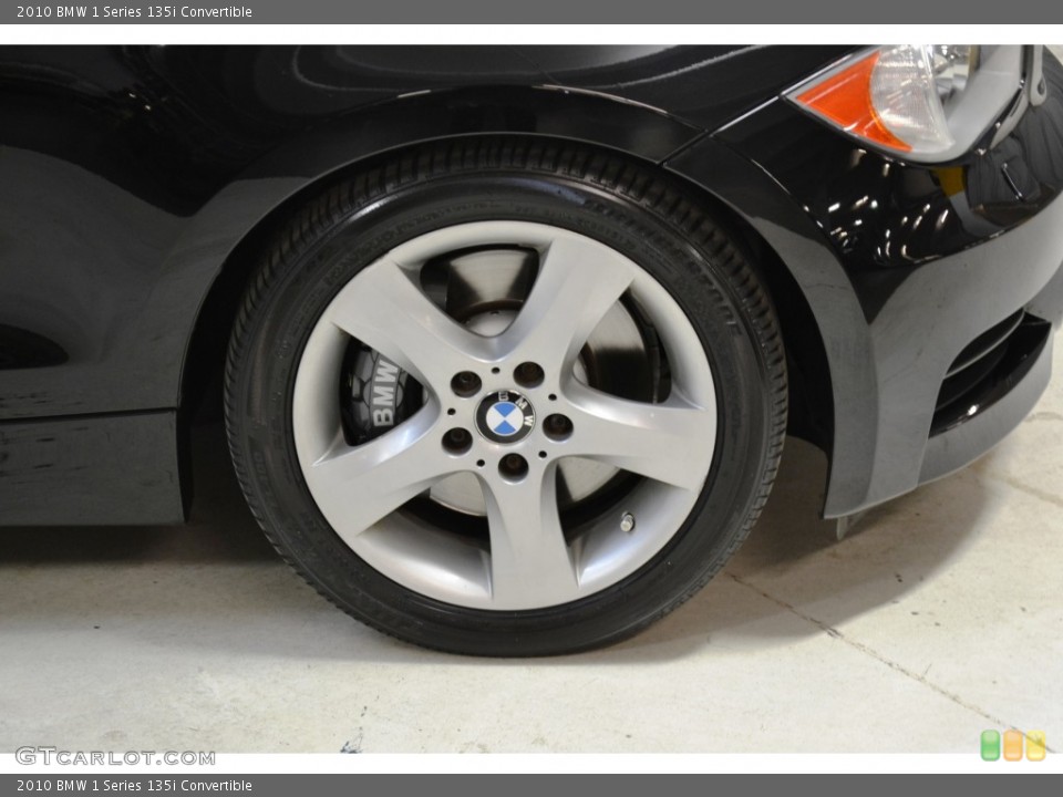 2010 BMW 1 Series 135i Convertible Wheel and Tire Photo #101558941