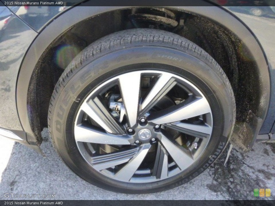 2015 Nissan Murano Platinum AWD Wheel and Tire Photo #101562349