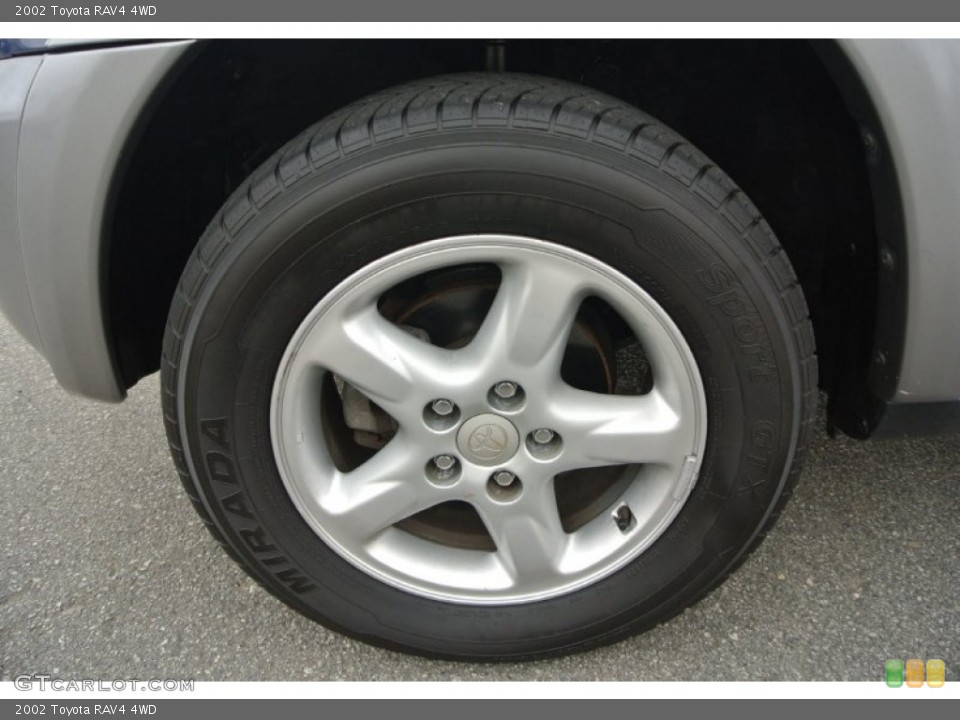 2002 Toyota RAV4 4WD Wheel and Tire Photo #101568323