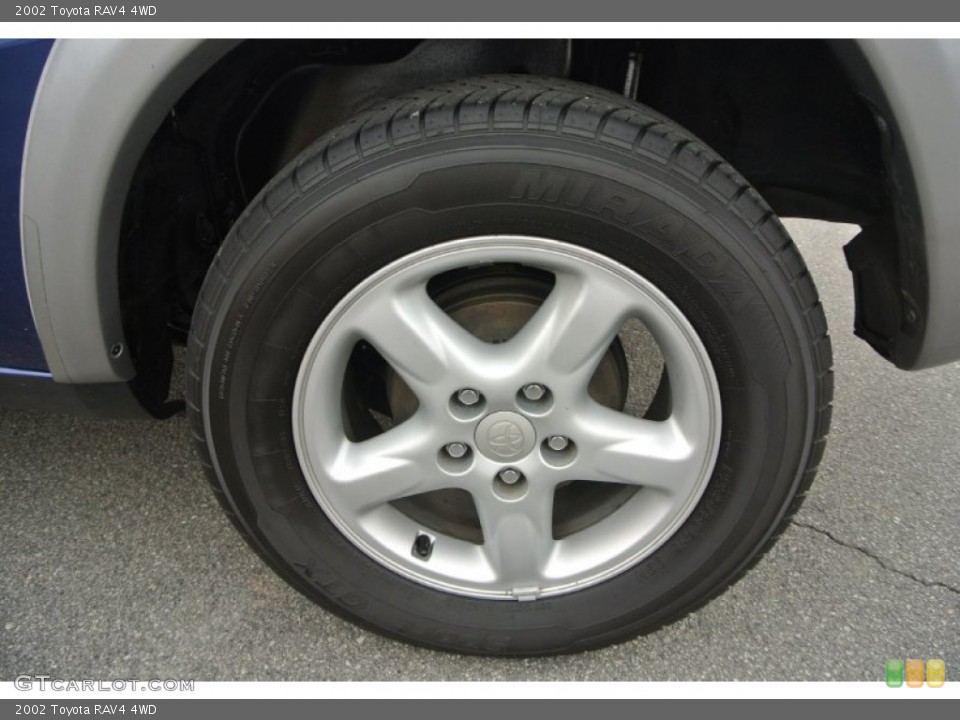 2002 Toyota RAV4 4WD Wheel and Tire Photo #101568347