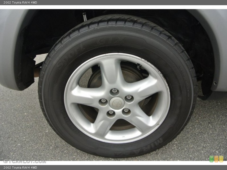 2002 Toyota RAV4 4WD Wheel and Tire Photo #101568374