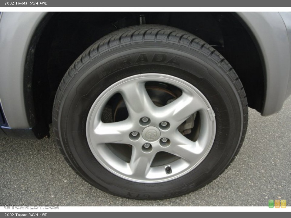 2002 Toyota RAV4 4WD Wheel and Tire Photo #101568398