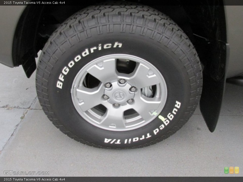 2015 Toyota Tacoma V6 Access Cab 4x4 Wheel and Tire Photo #101577556