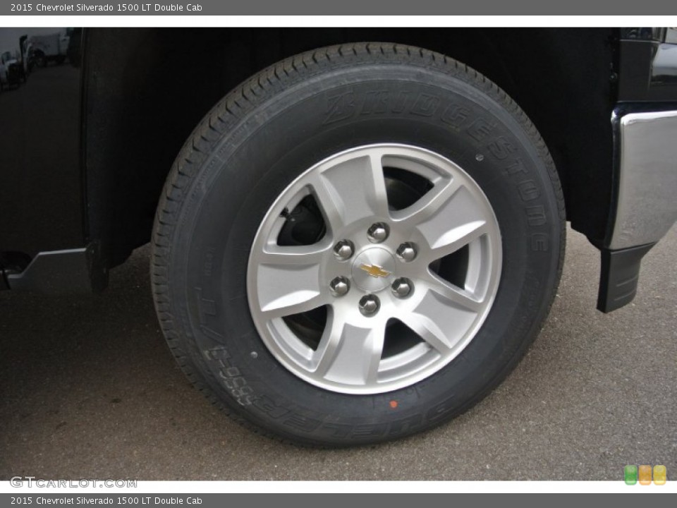 2015 Chevrolet Silverado 1500 LT Double Cab Wheel and Tire Photo #101580434