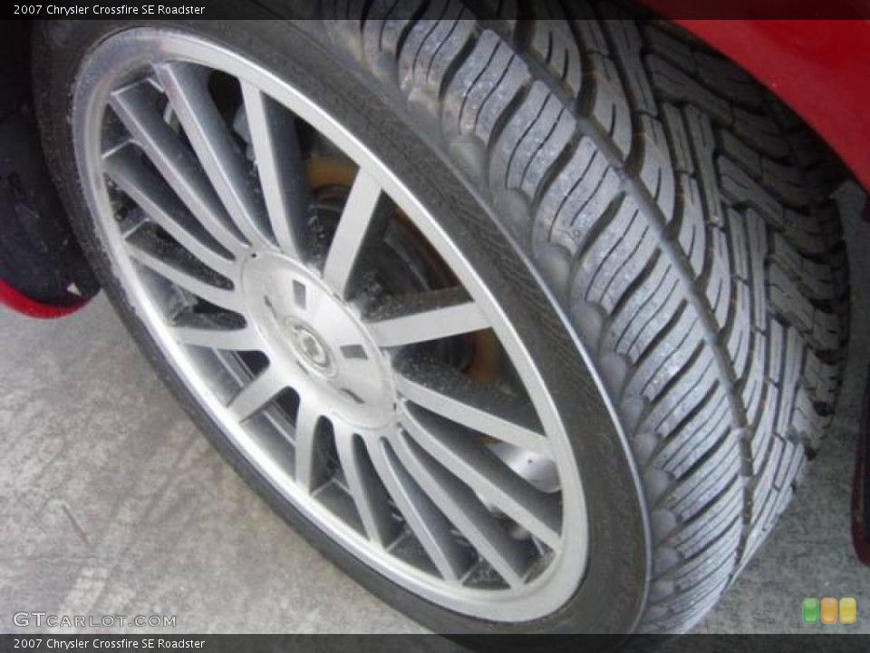2007 Chrysler Crossfire SE Roadster Wheel and Tire Photo #10164882