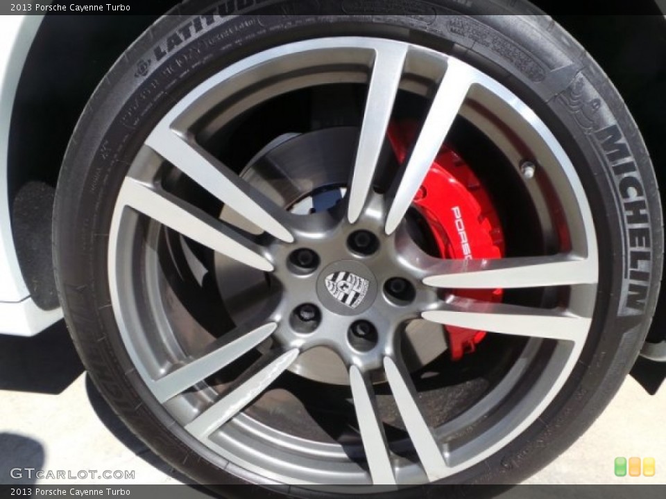 2013 Porsche Cayenne Turbo Wheel and Tire Photo #101693479