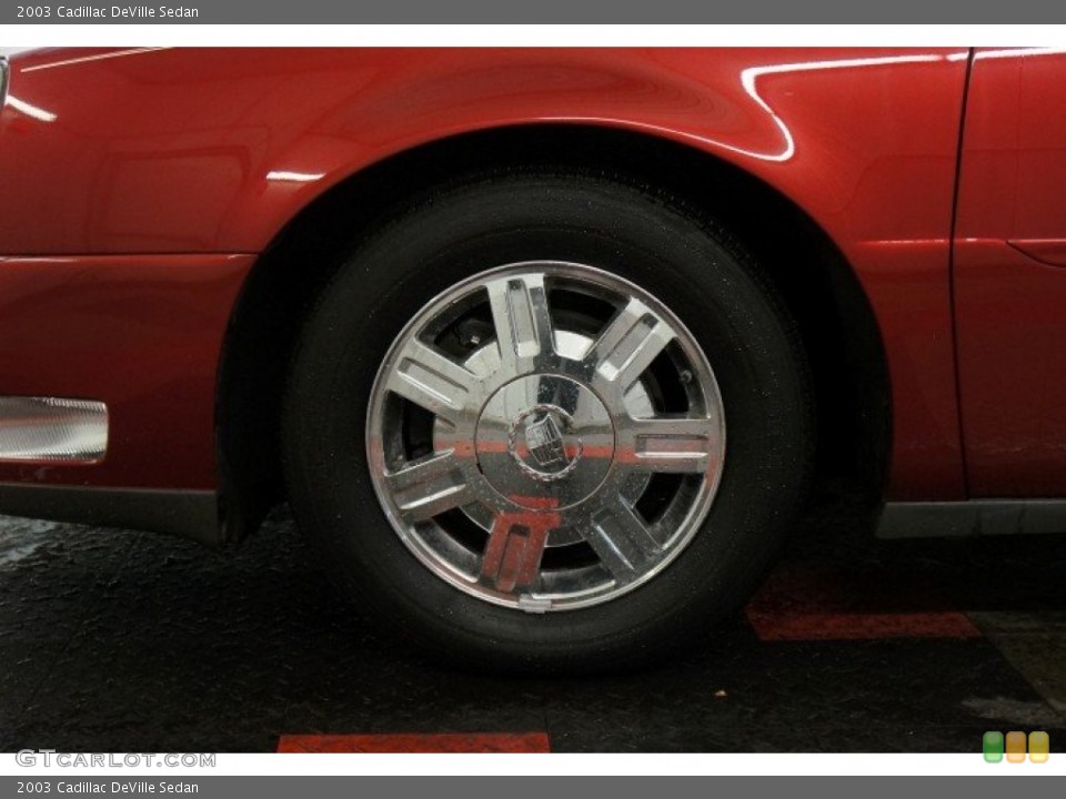 2003 Cadillac DeVille Sedan Wheel and Tire Photo #101710853