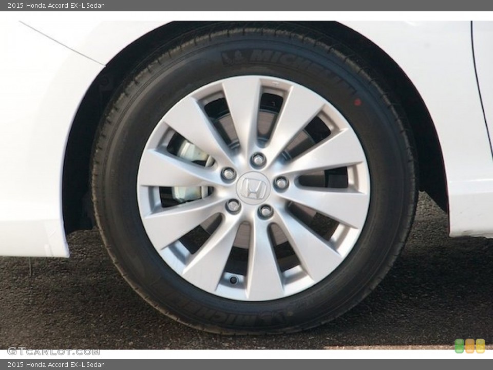 2015 Honda Accord EX-L Sedan Wheel and Tire Photo #101720236