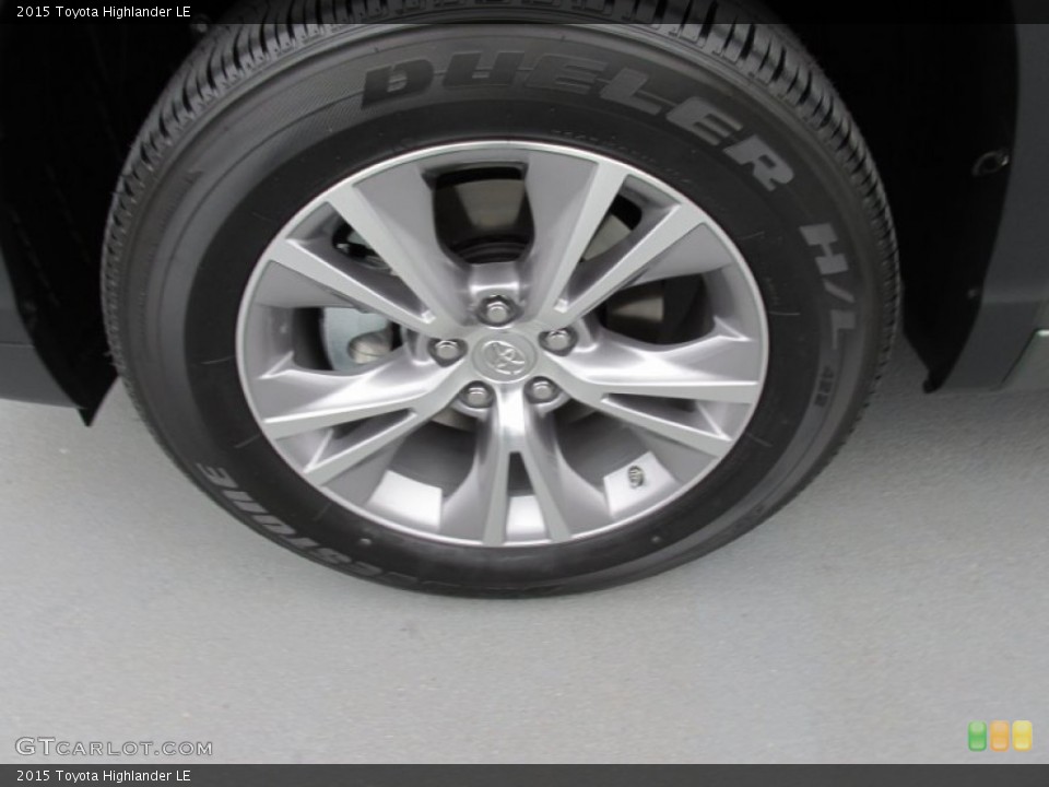 2015 Toyota Highlander LE Wheel and Tire Photo #101725083