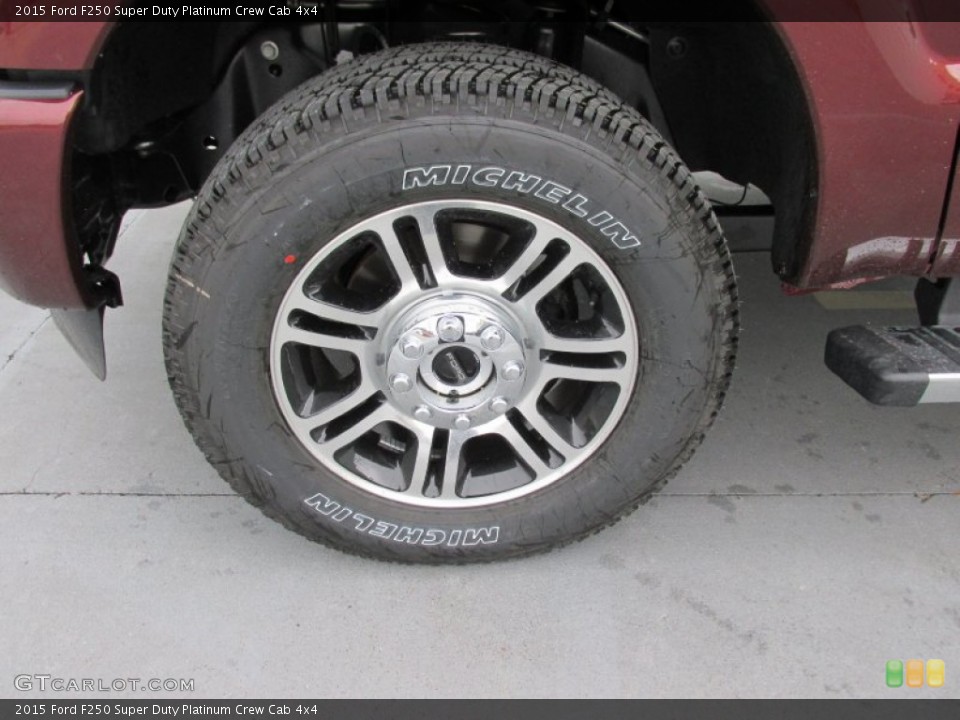 2015 Ford F250 Super Duty Platinum Crew Cab 4x4 Wheel and Tire Photo #101731509