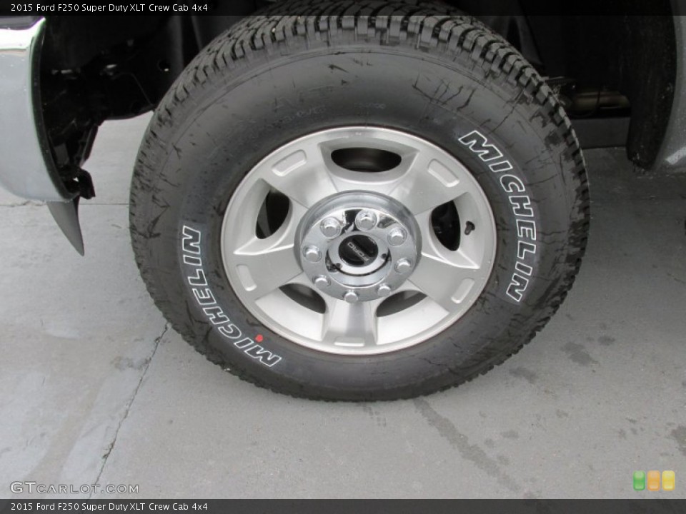 2015 Ford F250 Super Duty XLT Crew Cab 4x4 Wheel and Tire Photo #101733297