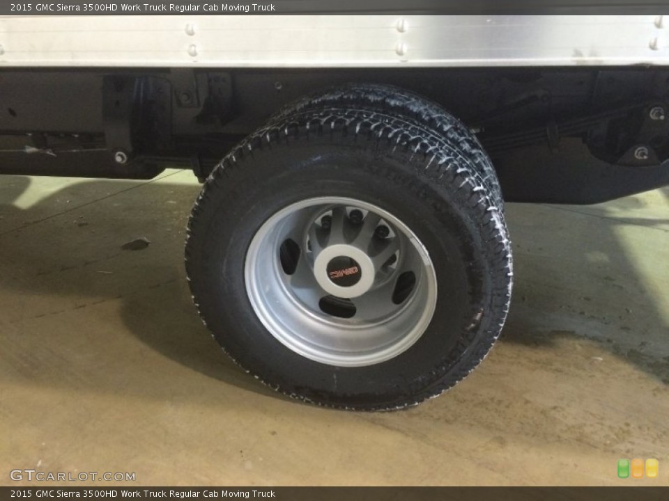2015 GMC Sierra 3500HD Work Truck Regular Cab Moving Truck Wheel and Tire Photo #101735544