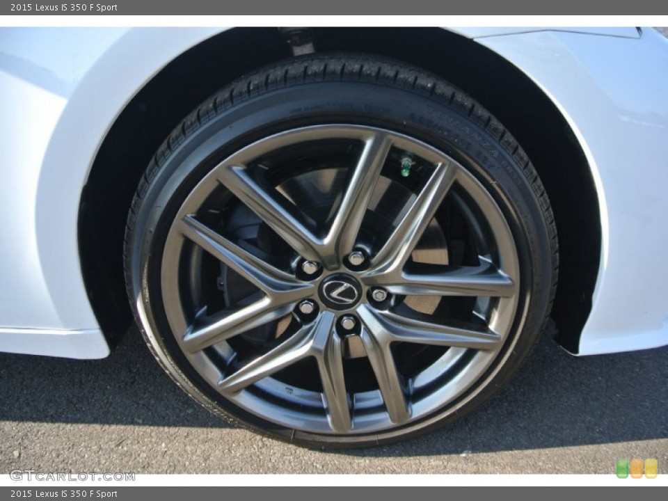 2015 Lexus IS 350 F Sport Wheel and Tire Photo #101745702