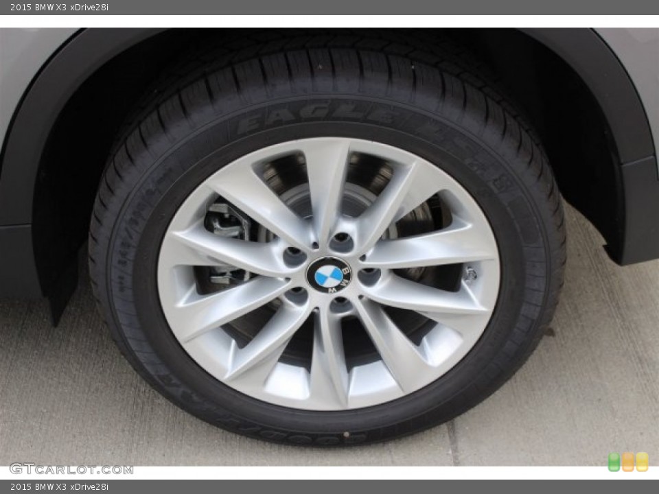 2015 BMW X3 xDrive28i Wheel and Tire Photo #101759781