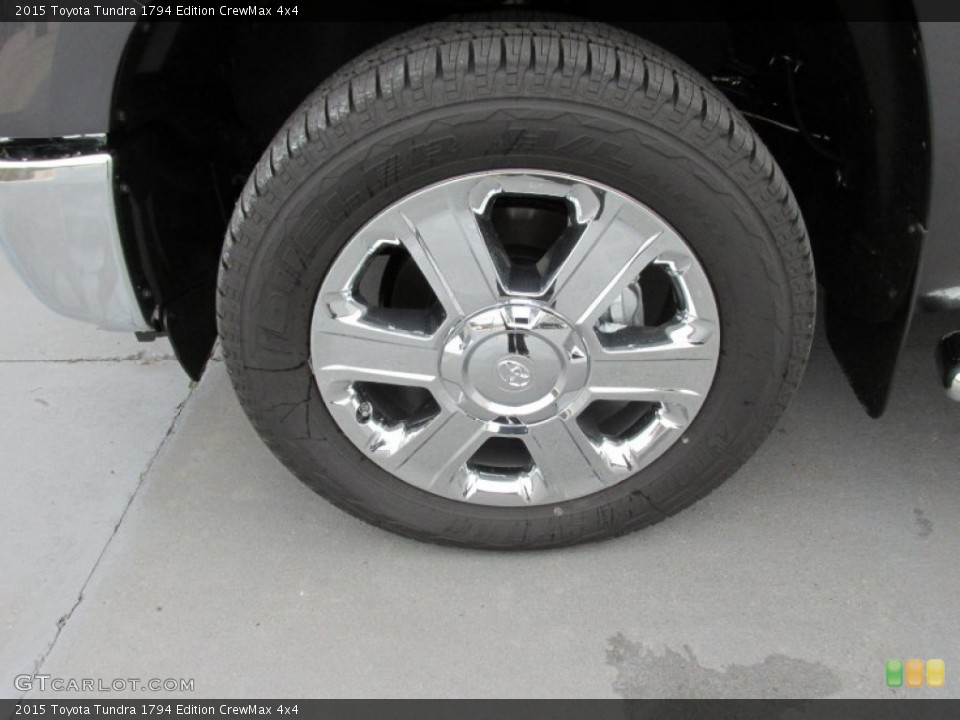 2015 Toyota Tundra 1794 Edition CrewMax 4x4 Wheel and Tire Photo #101764206