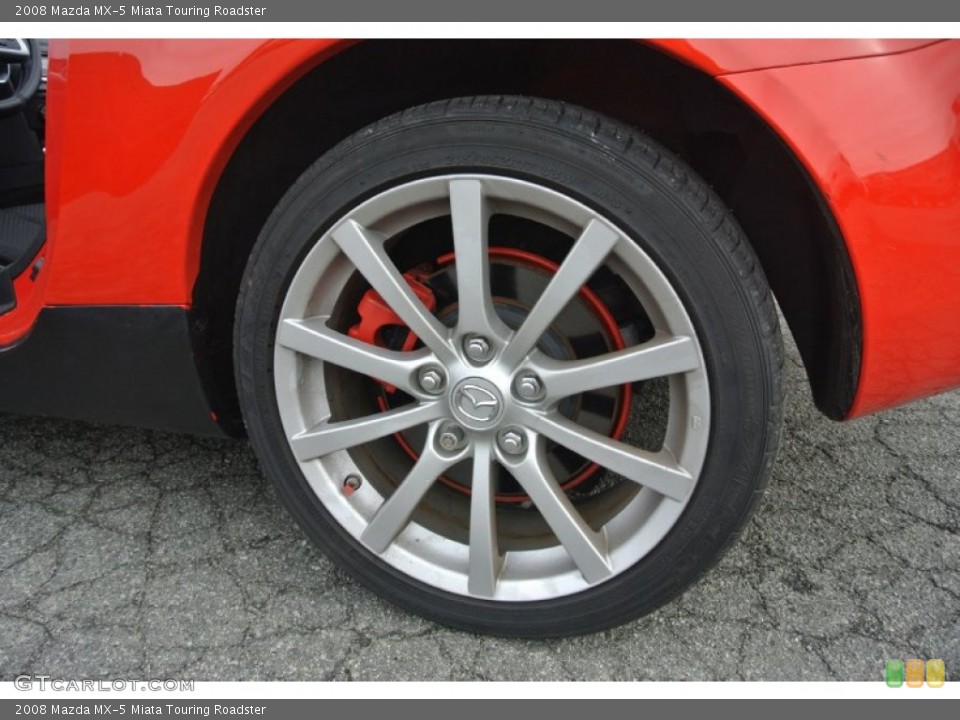 2008 Mazda MX-5 Miata Touring Roadster Wheel and Tire Photo #101765575