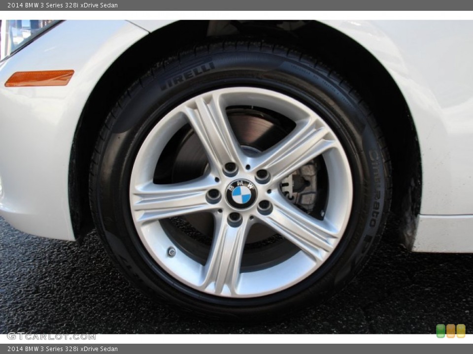 2014 BMW 3 Series 328i xDrive Sedan Wheel and Tire Photo #101768164