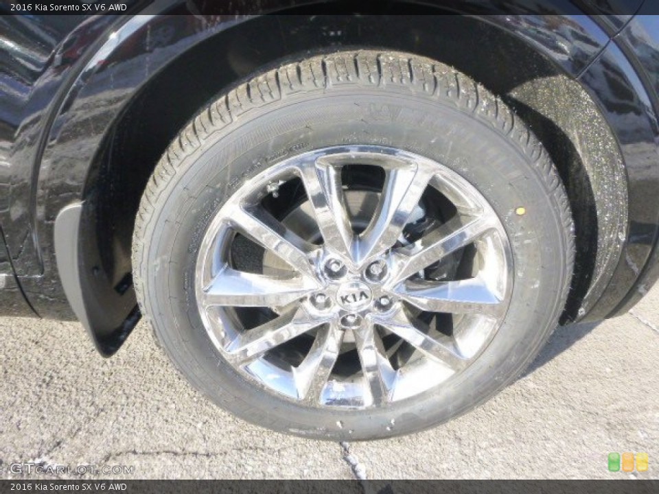 2016 Kia Sorento SX V6 AWD Wheel and Tire Photo #101779480