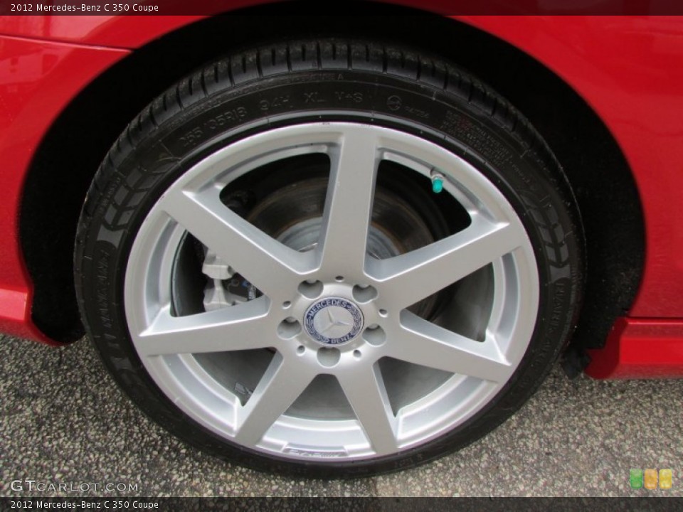 2012 Mercedes-Benz C 350 Coupe Wheel and Tire Photo #101780518
