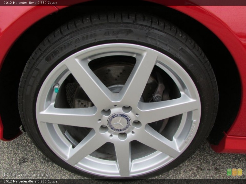 2012 Mercedes-Benz C 350 Coupe Wheel and Tire Photo #101780566