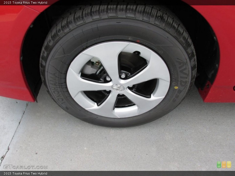 2015 Toyota Prius Two Hybrid Wheel and Tire Photo #101802407