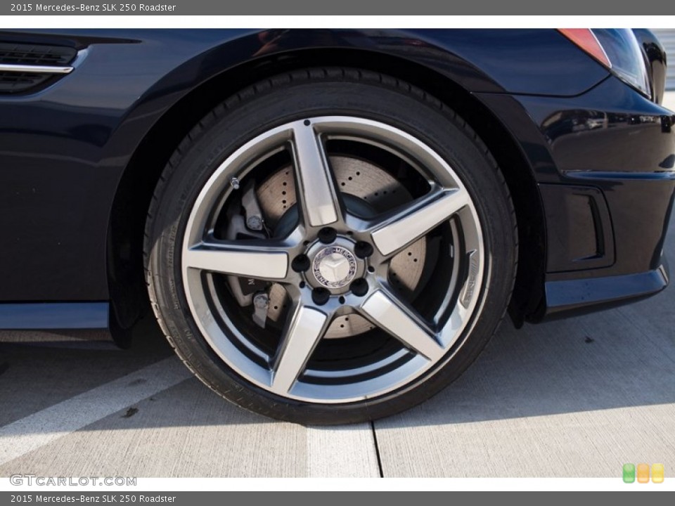 2015 Mercedes-Benz SLK 250 Roadster Wheel and Tire Photo #101809070