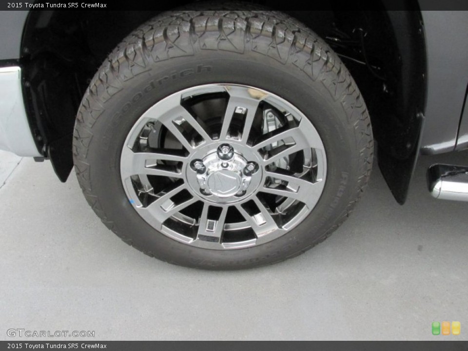 2015 Toyota Tundra SR5 CrewMax Wheel and Tire Photo #101825027