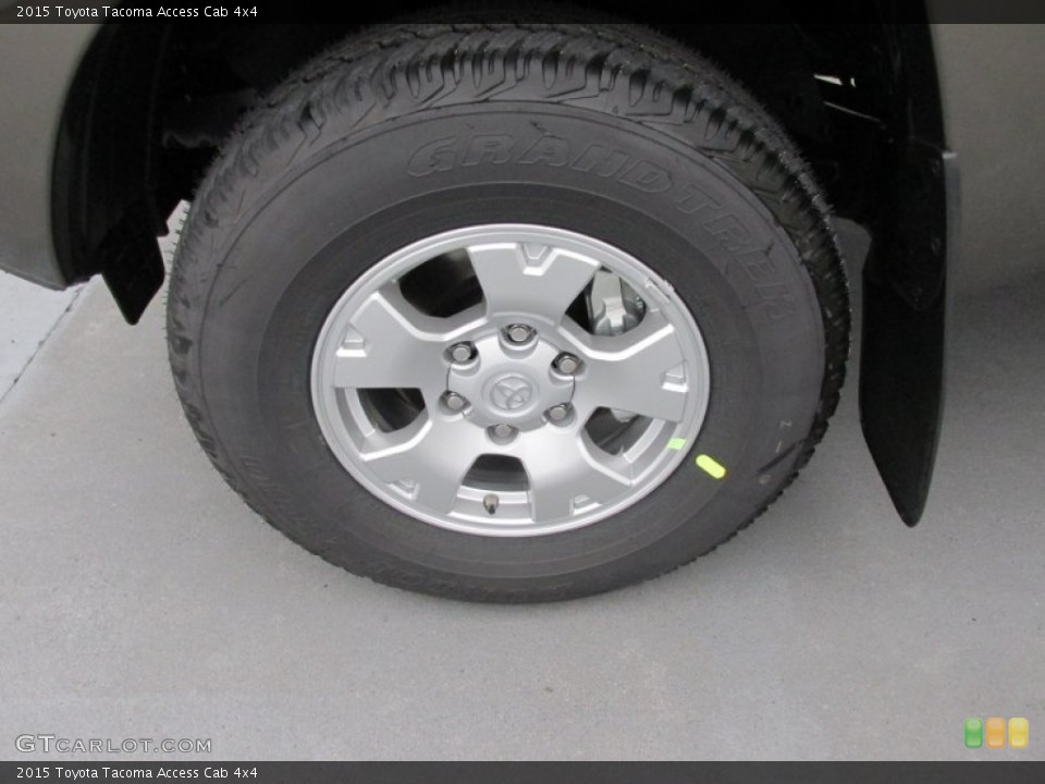 2015 Toyota Tacoma Access Cab 4x4 Wheel and Tire Photo #101825225