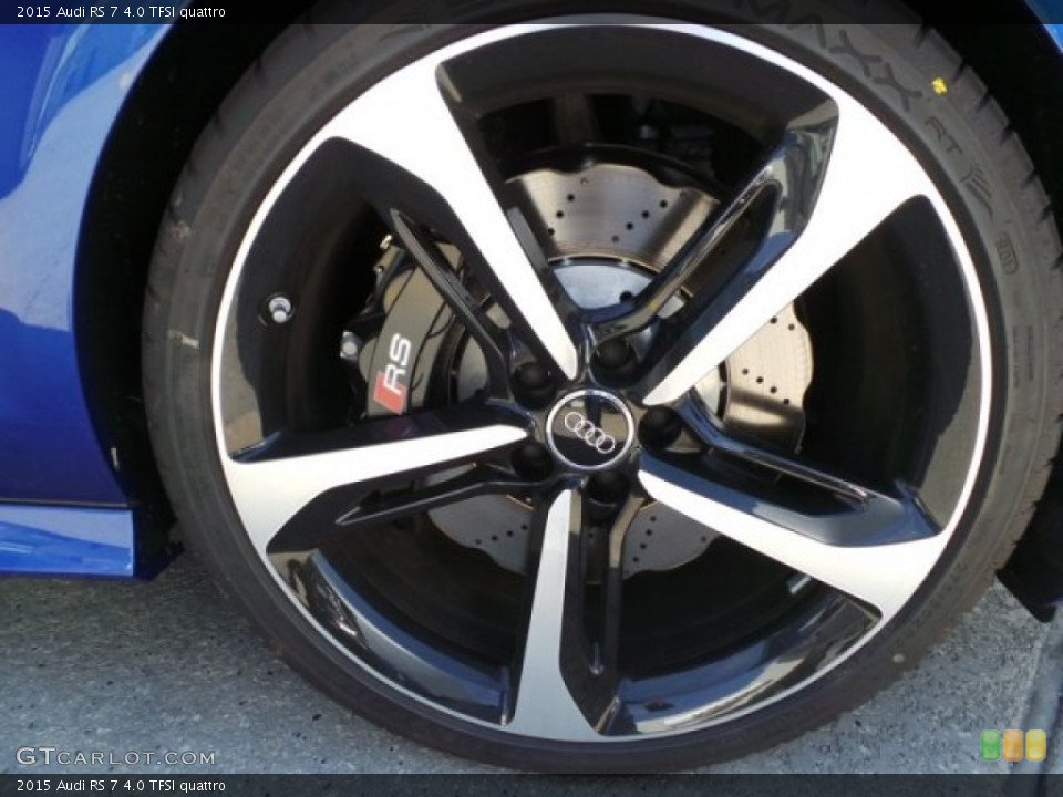 2015 Audi RS 7 4.0 TFSI quattro Wheel and Tire Photo #101835324