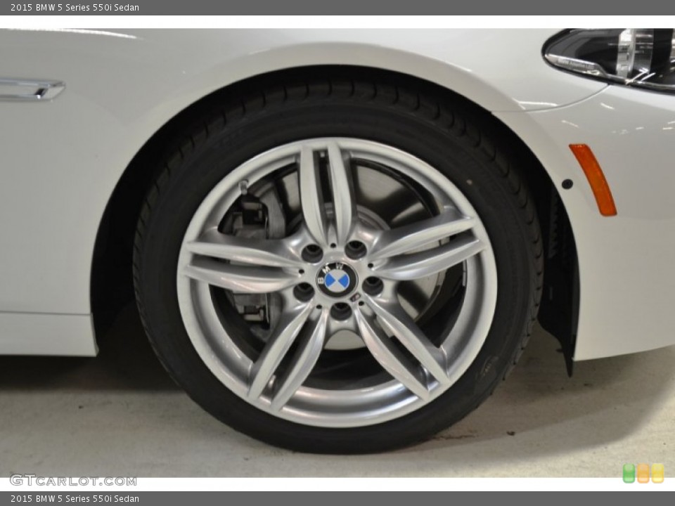 2015 BMW 5 Series 550i Sedan Wheel and Tire Photo #101840202