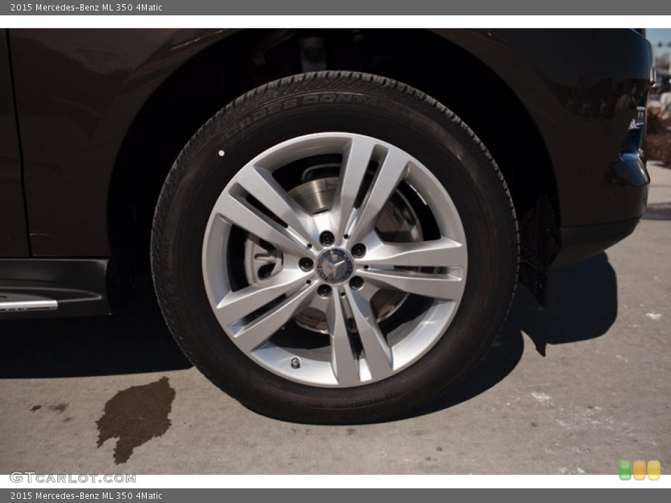 2015 Mercedes-Benz ML 350 4Matic Wheel and Tire Photo #101850168