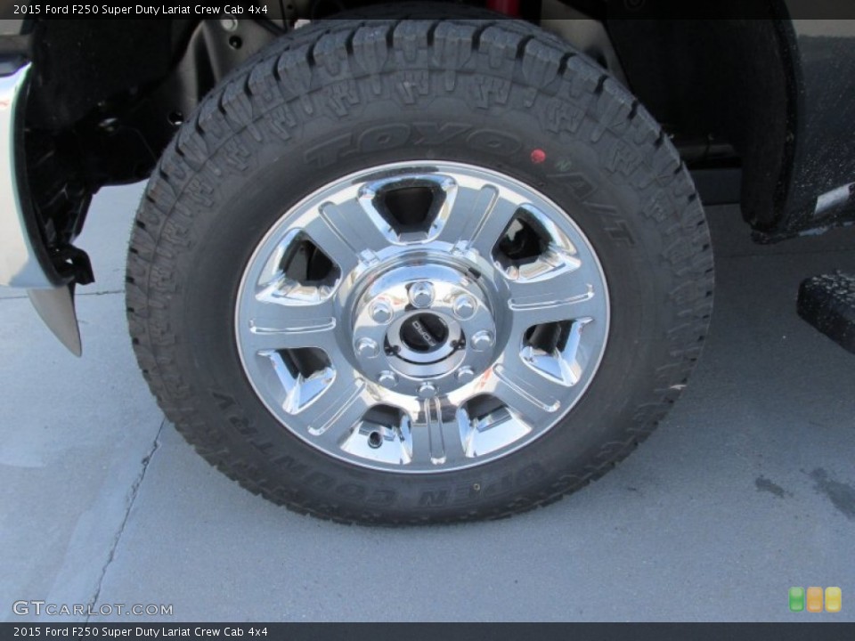 2015 Ford F250 Super Duty Lariat Crew Cab 4x4 Wheel and Tire Photo #101855631