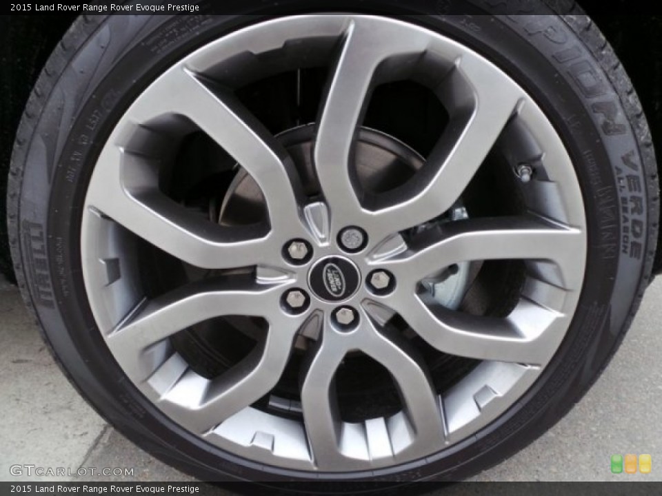 2015 Land Rover Range Rover Evoque Prestige Wheel and Tire Photo #101864170