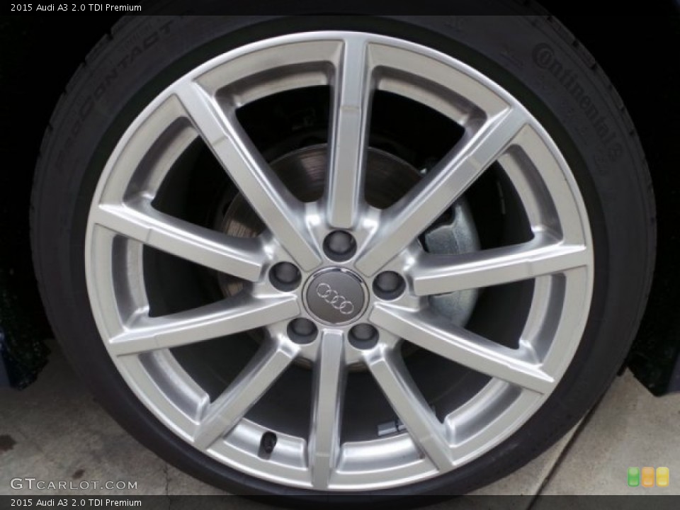 2015 Audi A3 2.0 TDI Premium Wheel and Tire Photo #101872210