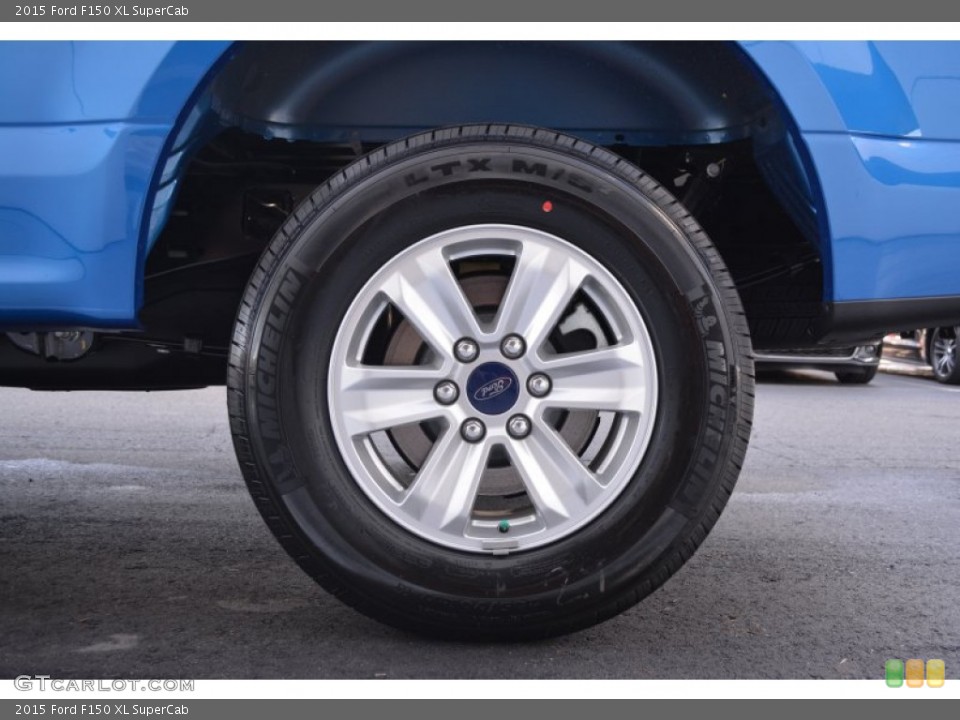 2015 Ford F150 XL SuperCab Wheel and Tire Photo #101899104