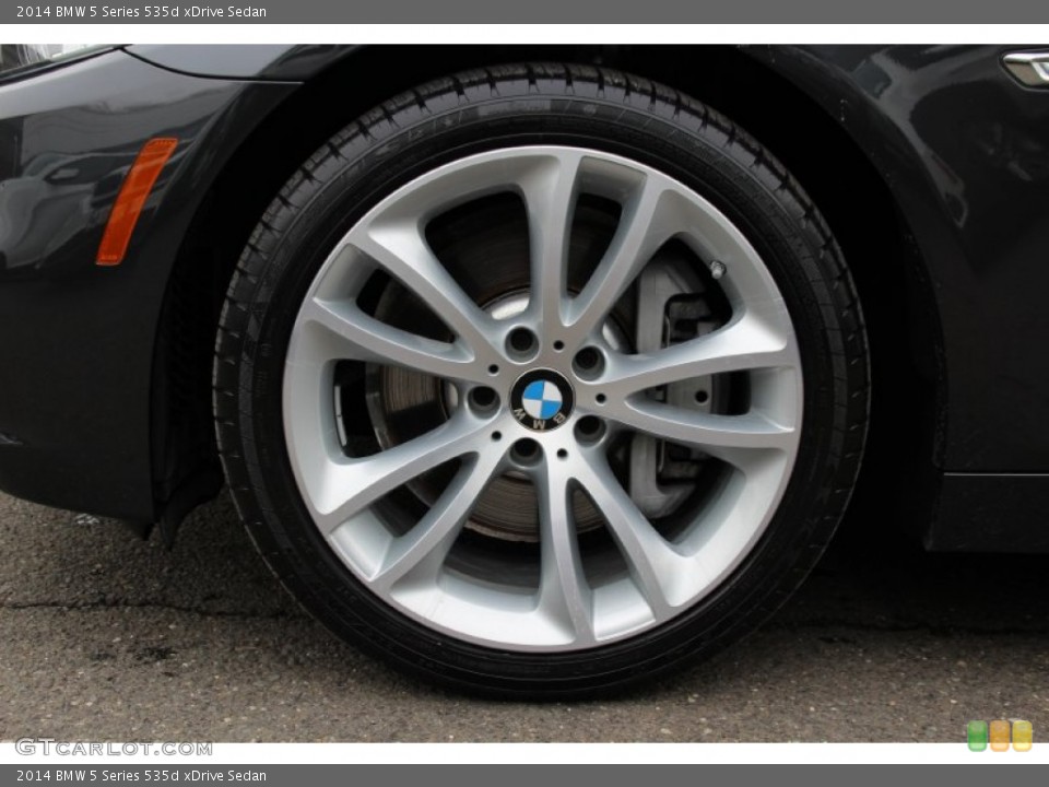 2014 BMW 5 Series 535d xDrive Sedan Wheel and Tire Photo #101910012