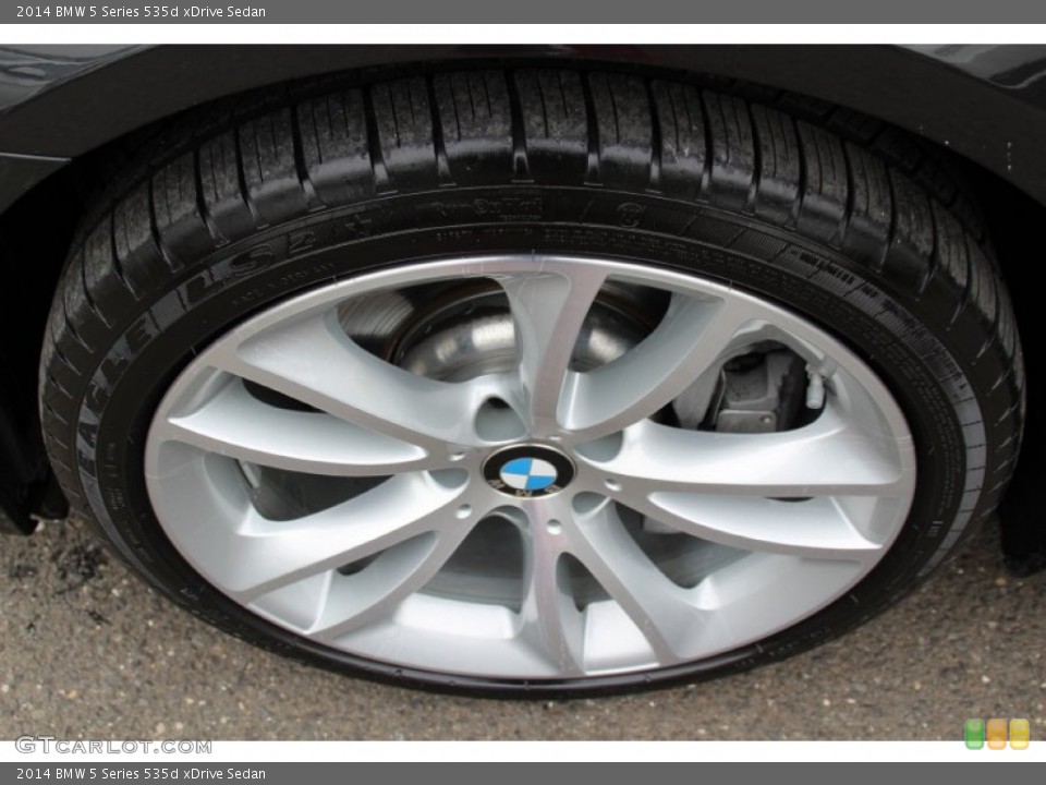 2014 BMW 5 Series 535d xDrive Sedan Wheel and Tire Photo #101910038