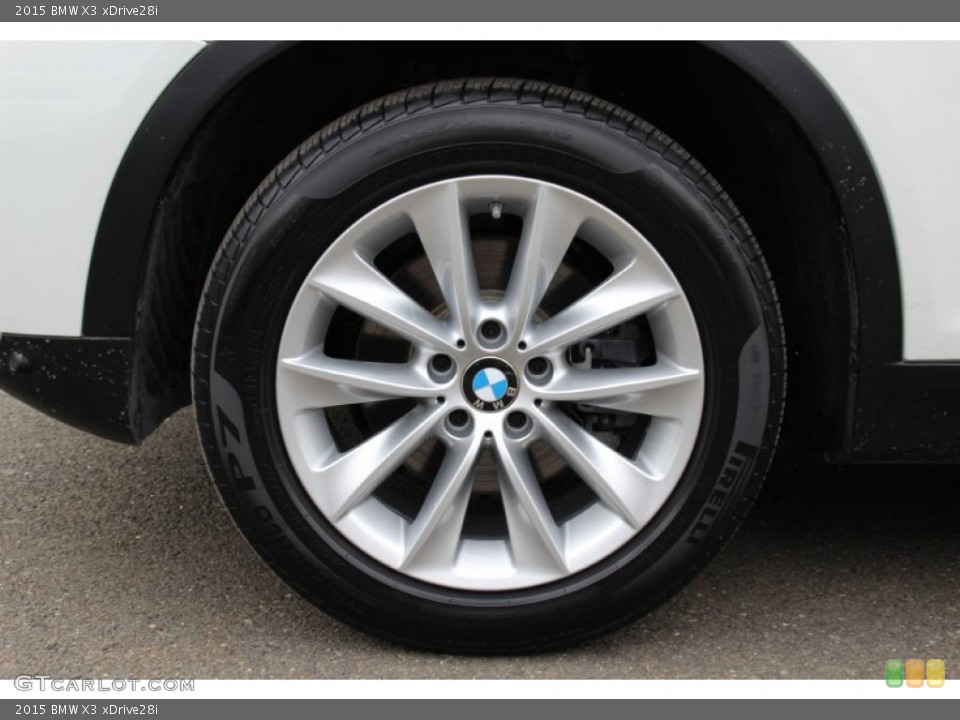 2015 BMW X3 xDrive28i Wheel and Tire Photo #101916464