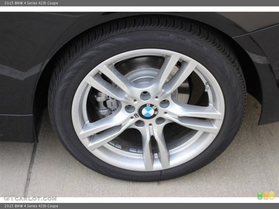 2015 BMW 4 Series 428i Coupe Wheel and Tire Photo #101925320