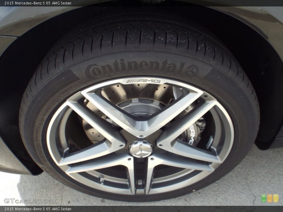 2015 Mercedes-Benz S 65 AMG Sedan Wheel and Tire Photo #101932160