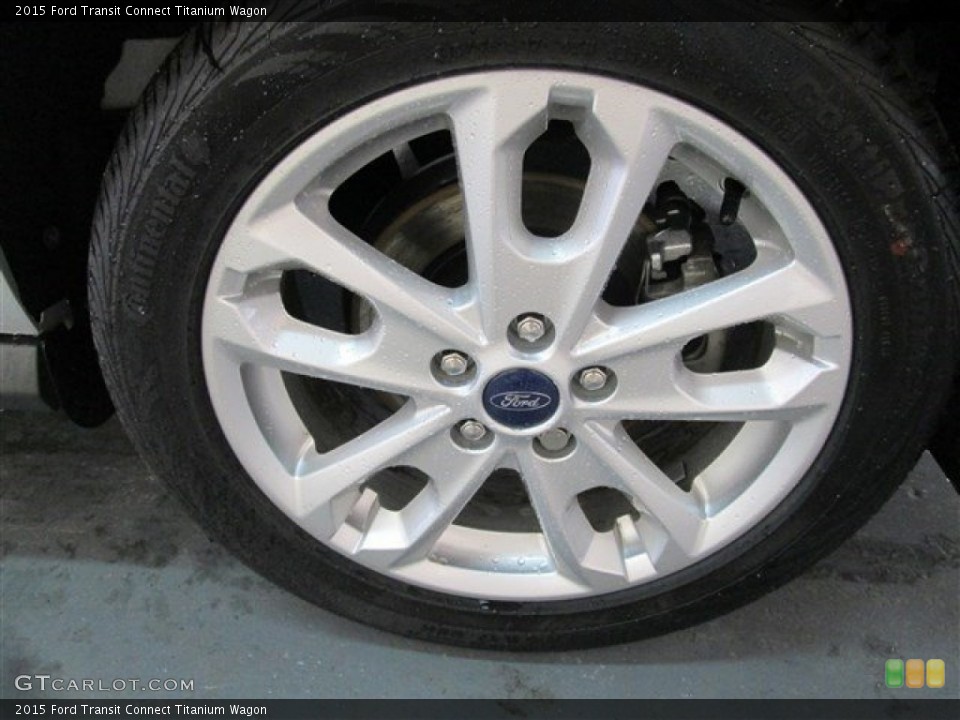 2015 Ford Transit Connect Titanium Wagon Wheel and Tire Photo #101949710