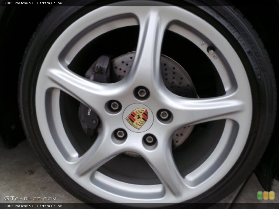 2005 Porsche 911 Carrera Coupe Wheel and Tire Photo #101952578