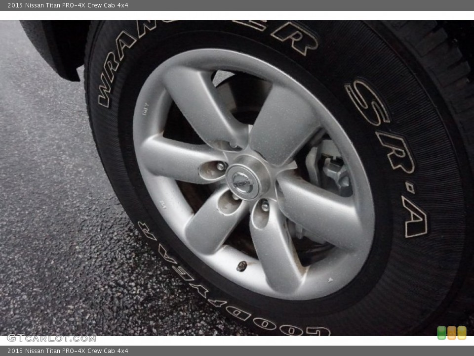 2015 Nissan Titan PRO-4X Crew Cab 4x4 Wheel and Tire Photo #101986484