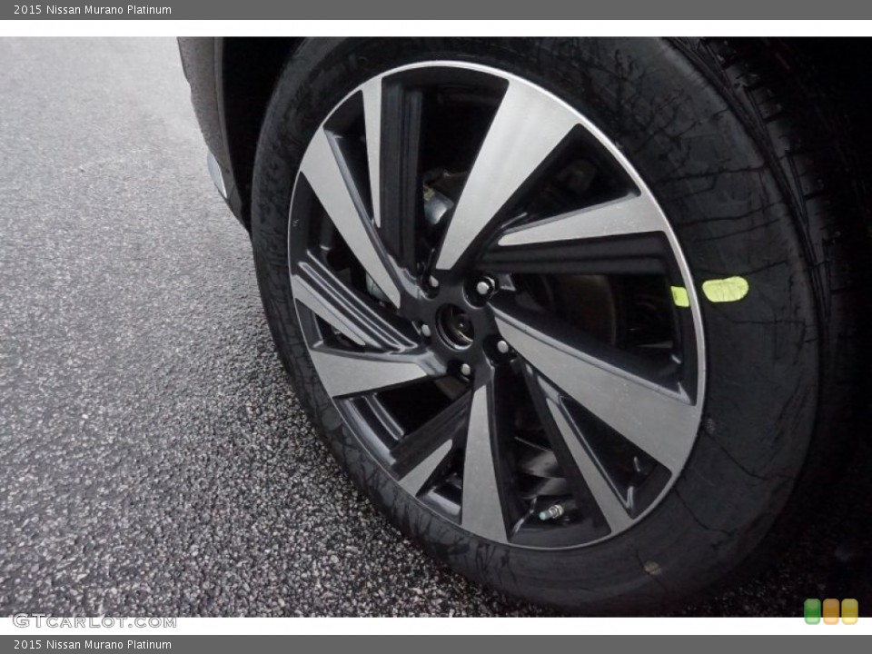 2015 Nissan Murano Platinum Wheel and Tire Photo #101986725