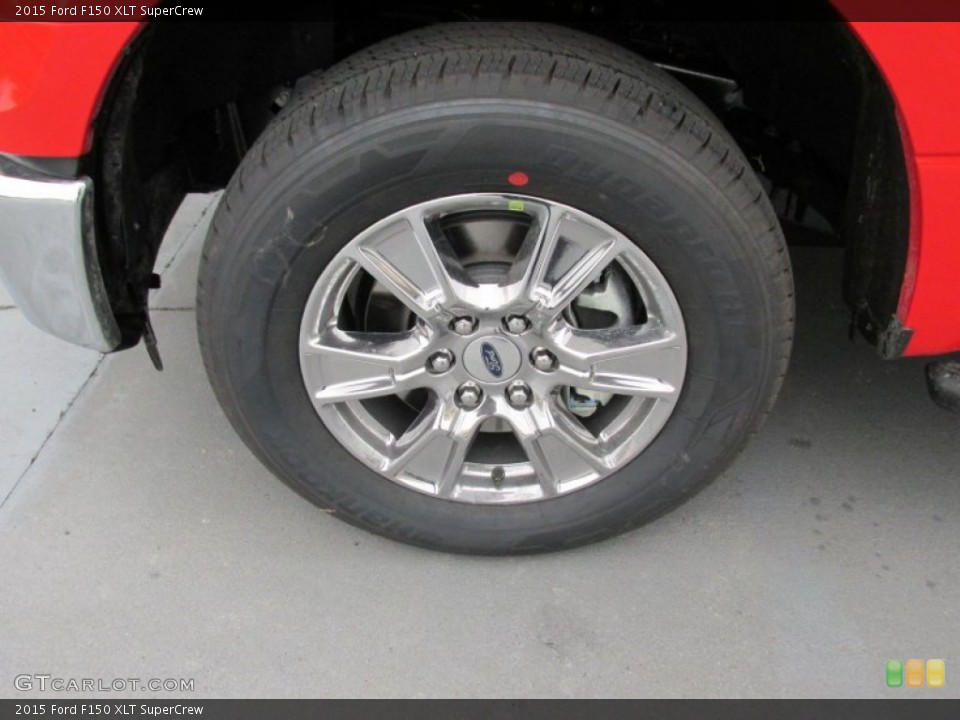 2015 Ford F150 XLT SuperCrew Wheel and Tire Photo #101989559