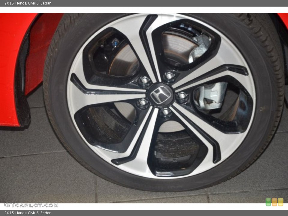 2015 Honda Civic Si Sedan Wheel and Tire Photo #101990288